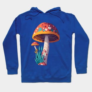 Cute Mushroom Wonderland Hoodie